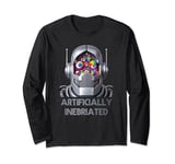 Funny AI Artificially Inebriated Drunk Robot Stoned Tipsy Long Sleeve T-Shirt