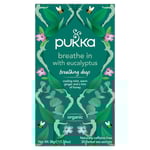 Pukka Teas Organic Breathe In with Eucalyptus - 20 Teabags x 4 Pack