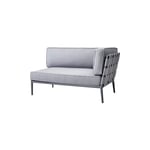 Conic 2 Pers Sofa Venstremodul, Light Grey