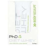 PhD Nutrition Diet Whey Protein Powder, Strawberry Delight, Pack of 12 x 50g
