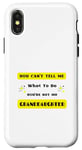 Coque pour iPhone X/XS You can't tell me what to do, You're not my petidaughter