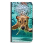 Samsung Galaxy Core Prime Plånboksfodral - Hund i Vatten