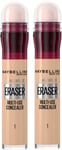 Maybelline Instant Anti Age Eraser Eye 6.8 ml (Pack of 2), 01 Light Duo