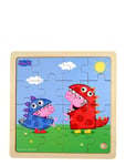Peppa Pig Wooden Puzzle - Dino Fun Patterned Barbo Toys