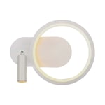 14W LED Lampskärm - Metall, L250xW100xH180mm, 4000K, Vit, Hus - Kulör : Neutral