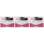 3 x Olay Double Action Day Cream & Pimer Normal/Dry 50ml