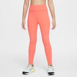 Nike Dri-Fit One Tights M 137-146 Rosa - Långa tights för löpning