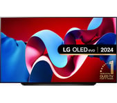LG OLED83C44LA 83" Smart 4K Ultra HD HDR OLED TV with Amazon Alexa, Silver/Grey