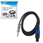 6ft Speakon to 1/4-inch TS Audio Systems Cable compatible with JBL EON 305