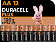 Duracell Plus AA Batteries (12 Pack) - Alkaline 1.5V - Up To 100% Extra Life....