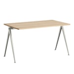 HAY - Pyramid Table 01 140x75 cm Beige/Mattlackad Ek - Skrivbord - Friso Kramer,Wim Rietveld - Träfärgad - Metall/Trä