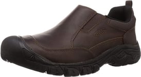 KEEN Targhee III Slip- CAUSAL WORK OFFICE LEATHER SHOES IN BROWN SIZE UK 7 NEW