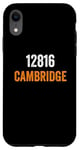 Coque pour iPhone XR Code postal 12816 Cambridge, déménagement vers 12816 Cambridge
