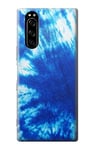 Tie Dye Blue Case Cover For Sony Xperia 5