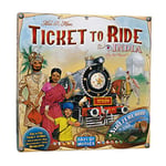 Days of Wonder | Ticket to Ride India Board Game EXPANSION | Ages 8+ | For 2 to 5 players | Average Playtime 30-60 Minutes