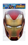 Iron Man Infinity War Official Marvel Single 2D Card Party Face Mask - Superhero