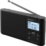 SONY XDR-S41D Portable DAB+/FM Clock Radio - Black
