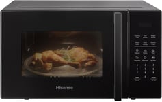 Hisense 700 Watts 20 Litre Black Digital Solo Microwave Oven with 800W Grill H20