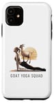 iPhone 11 Funny Goat Yoga Squad Warrior Plank Pose For Goat Yoga Case