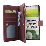 XL Standcase Lyxfodral Samsung Galaxy S20 Plus 5G (G986B) (Vinröd)