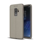 samsung Samsung S9 Plus Leather Texture Case Grey
