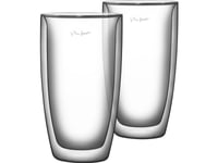 Lamart Lt9011, Transparent, Borosilikatglas, Rund, 2 Styck, Klar, 380 Ml