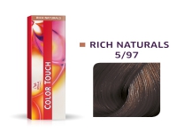 Wella Professionals, Color Touch, Ammonia-Free, Semi-Permanent Hair Dye, 5/97 Light Chestnut Brown Pearl, 60 ml