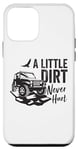 Coque pour iPhone 12 mini Vintage A Little Dirt Never Hurt, voiture tout-terrain, camion, 4x4, boue