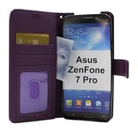 billigamobilskydd.se New Standcase Wallet Asus ZenFone 7 Pro (ZS671KS) (Lila)