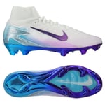 Nike Air Zoom Mercurial Superfly 10 Elite Fg Chromatic - Vit/multicolor - Gräs (Fg), storlek 42