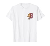 Bratz Yasmin B Red Burgundy Letter Spot Illustration Design T-Shirt