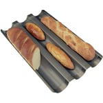 Baguetteplåt - 3 Baguetter Smala Rännor