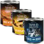 Ekonomipack: Wild Freedom Adult 12 x 800 g - Mixpack (4 x Chicken, 4 x Pollock, 4 x Rabbit)