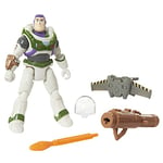 Buzz Lightyear Disney Pixar Lightyear Mission Equipped Buzz Lightyear Action Figure 5 Inch with Jetpack, Blaster, 10 Movable Joints Authentic Detail, Gift 4 Years & Up, HHJ86