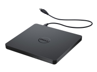 Dell - Diskenhet - DVD±RW - USB 2.0 - extern - svart - för Chromebook 3110, 3110 2-in-1 OptiPlex 30XX, 7080 Precision 3260, 7670 Vostro 15 3510