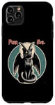 Coque pour iPhone 11 Pro Max Purr Evil Chat drôle