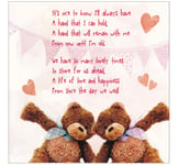 Valentine's Card for Husband or Wife -  a Hand to Hold - Lovely Times Ahead