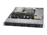 Supermicro SuperServer 1029P-WTRT - Server - rackmonterbar - 1U - toveis - ingen CPU - RAM 0 GB - SATA/PCI Express - hot-swap 2.5 brønn(er) - uten HDD - AST2500 - 10 Gigabit Ethernet - monitor: ingen - svart