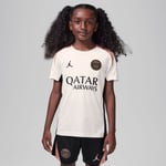 Paris Saint-Germain Tränings T-Shirt Dri-FIT Strike 3rd - Vit/Svart/Rosa Barn - Nike, storlek XS: 122-128 cm