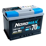 Nordmax Startbatteri EFB (Start-stopp) 70Ah 650A NM096EFB