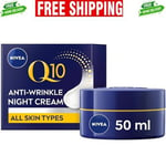 NIVEA Q10 Anti-Wrinkle Power Revitalising Night Cream (50ml), Anti-Wrinkle Face