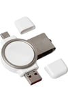 Chargeur Induction Apple Watch 2.5W 2en1 USB A/C