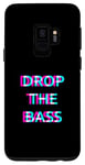 Coque pour Galaxy S9 Drop The Bass Techno EDM Music Festival Raver Dance Rave