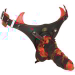 Creature Cocks Horny Devil Strap-on Harness - Svart