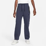 Nike Joggebukse Nsw Tech Fleece 24 Open-hem - Navy/sort Joggebukser male