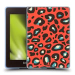 Head Case Designs Orange Leopard Mad Print 2 Soft Gel Case Compatible With Kindle Paperwhite 4 (2019)