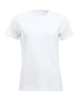 Clique Klassisk T-skjorte Dame XS Hvit