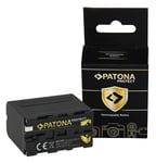 Patona PROTECT Batteri for Sony NP-F970 NP-F960 NP-F950 DCR-VX2100 HDR-FX1 1503512075 (Kan sendes i brev)
