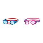 Zoggs Kids' Ripper Junior Swimming Goggles with Anti-fog And UV Protection (6-14 Years) & Kids Little Ripper Swimming Goggles with Anti-fog And UV Protection (Up to 6 years)