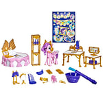 My Little Pony: A New Generation Royal Room Reveal Princess Pipp Petals - 7.5 cm Pink Pony, Water-Reveal Accessories, Toy for Kids Ages 5 and Up